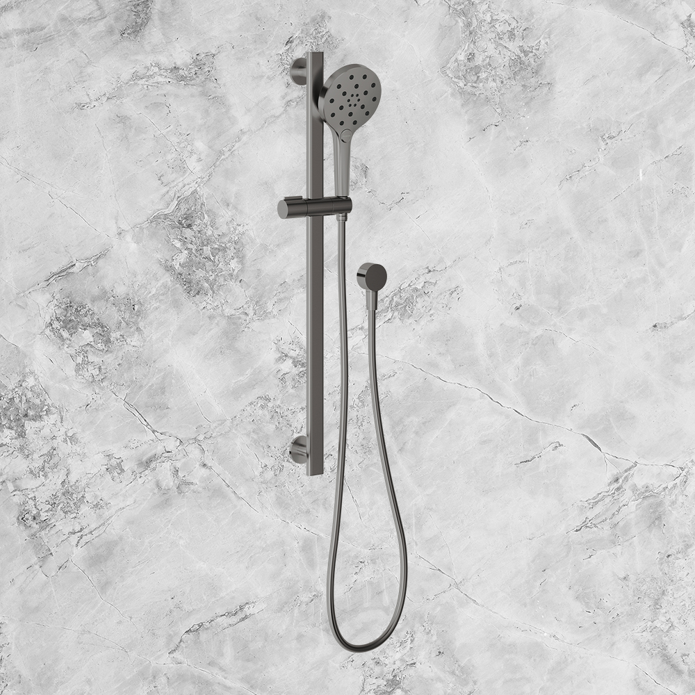 Oxley Rail Shower Brushed Carbon