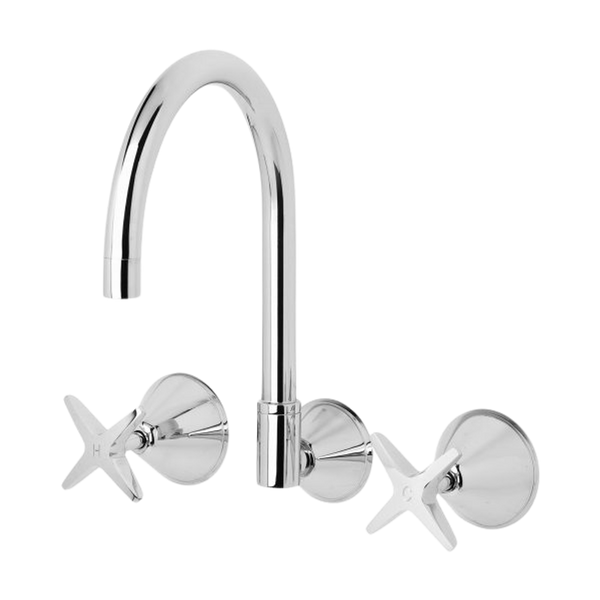 Ivy Wall Sink Set Chrome