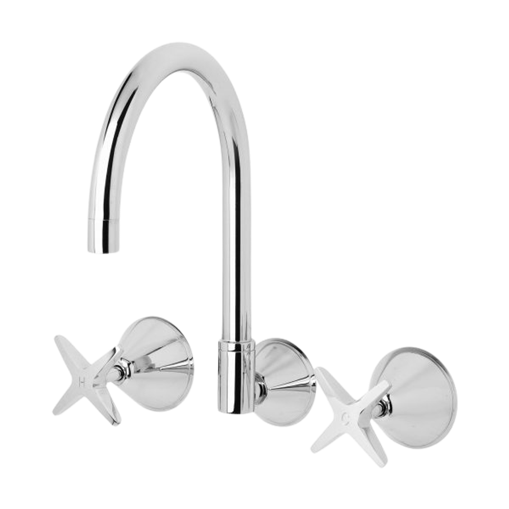 Ivy Wall Sink Set Chrome