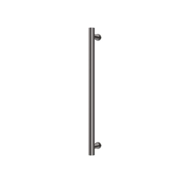 Phoenix Heated Towel Rail Round 600mm Brushed Carbon