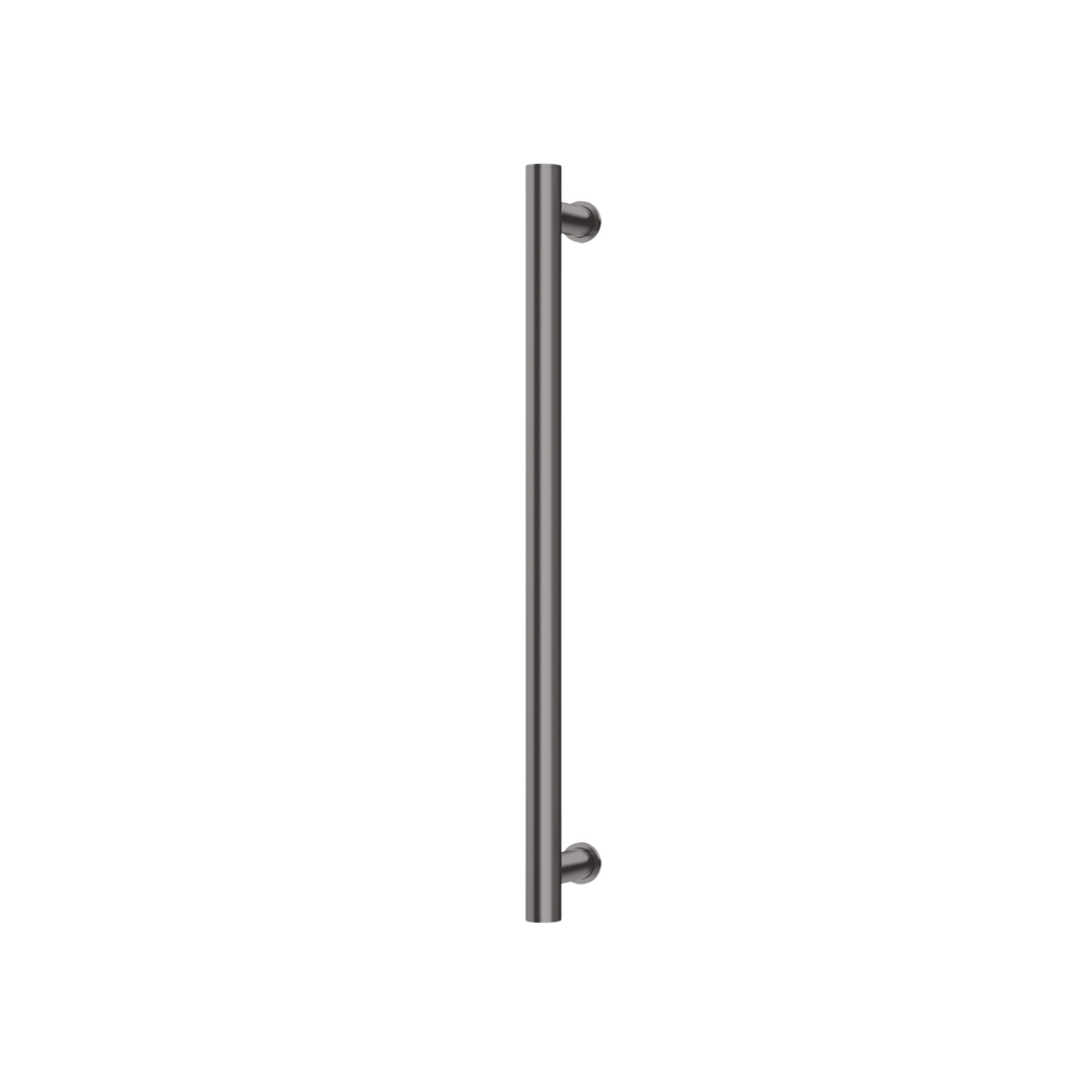 Phoenix Heated Towel Rail Round 600mm Brushed Carbon