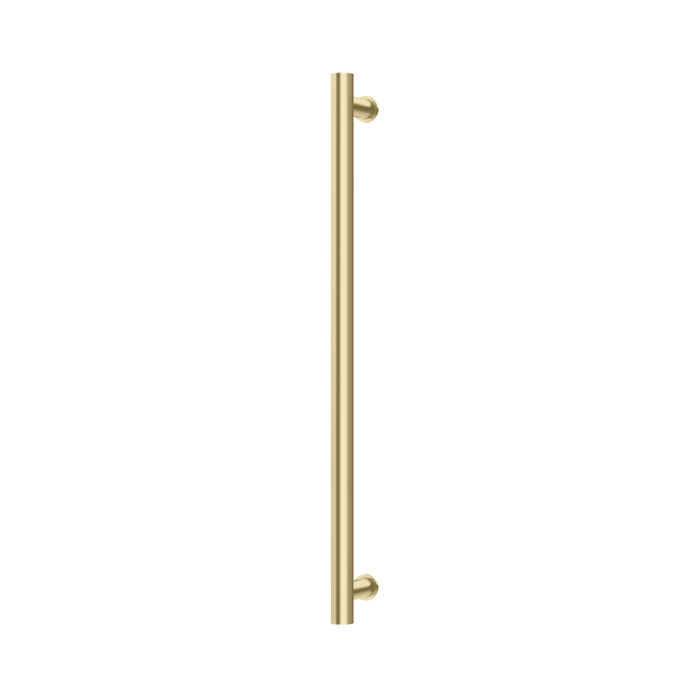 Phoenix Heated Towel Rail Round 800mm Brushed Gold