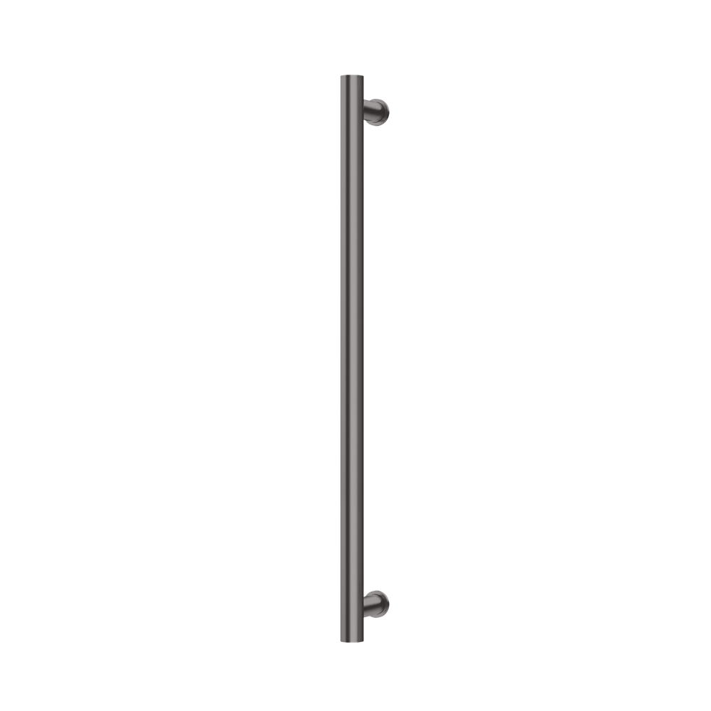 Phoenix Heated Towel Rail Round 800mm Brushed Carbon