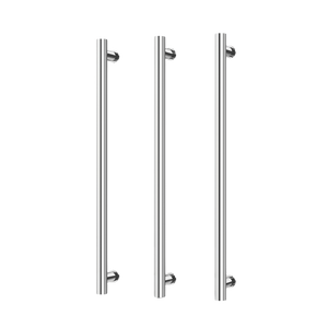 Phoenix Heated Triple Towel Rail Round 800mm Chrome - Chrome