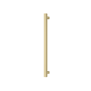 Phoenix Heated Towel Rail Square 600mm Brushed Gold - Brushed Gold