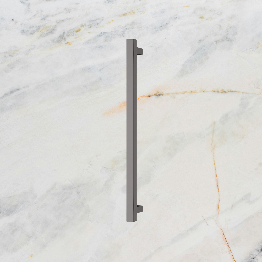 Phoenix Heated Towel Rail Square 600mm Brushed Carbon