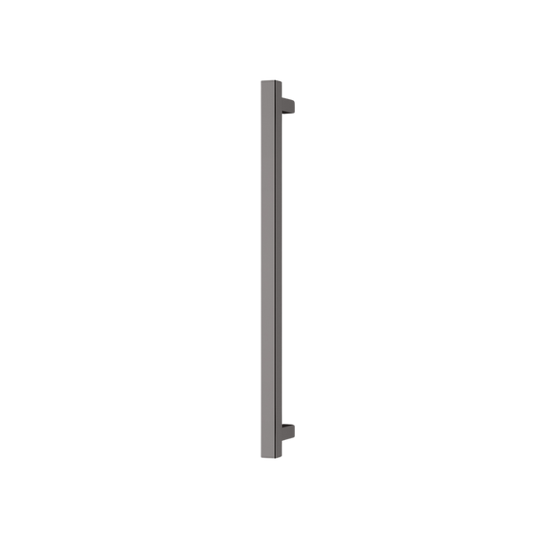 Phoenix Heated Towel Rail Square 600mm Brushed Carbon