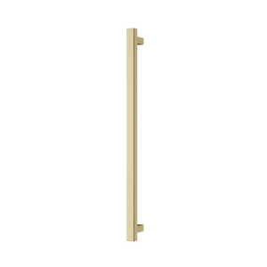 Phoenix Heated Towel Rail Square 800mm Brushed Gold - Brushed Gold