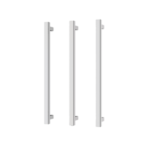 Phoenix Heated Triple Towel Rail Square 600mm Chrome - Chrome