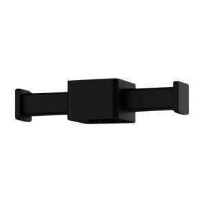 Phoenix Vertical Rail Hook Square Matte Black - Matte Black