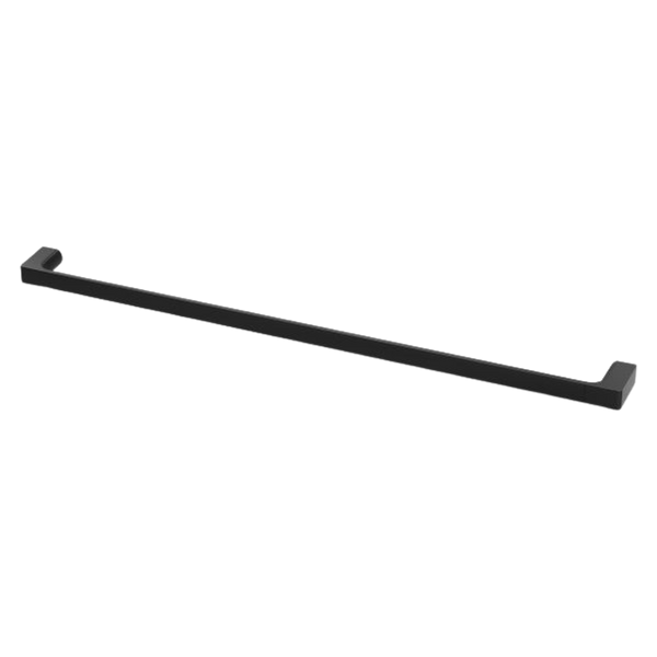 Gloss Single Towel Rail 800mm Matte Black