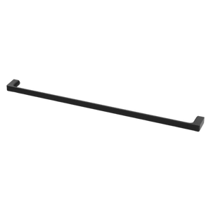 Gloss Single Towel Rail 800mm Matte Black - Matte Black
