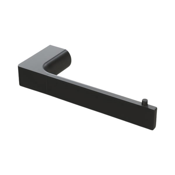 Gloss Toilet Roll Holder Matte Black