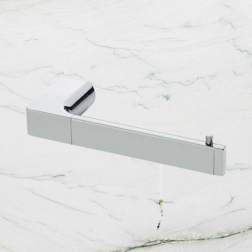 Gloss Toilet Roll Holder Chrome