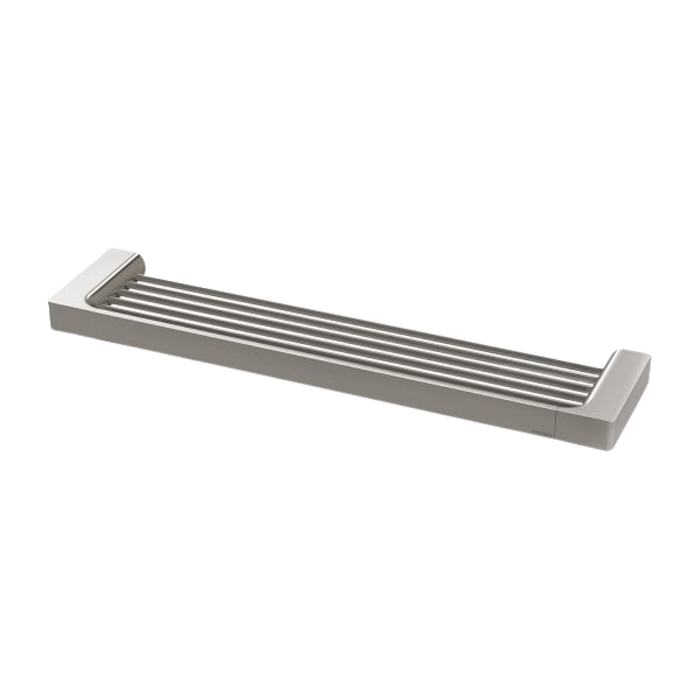 Gloss Shower Shelf Brushed Nickel