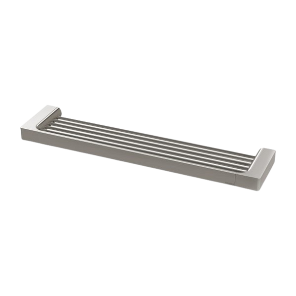 Gloss Shower Shelf Brushed Nickel