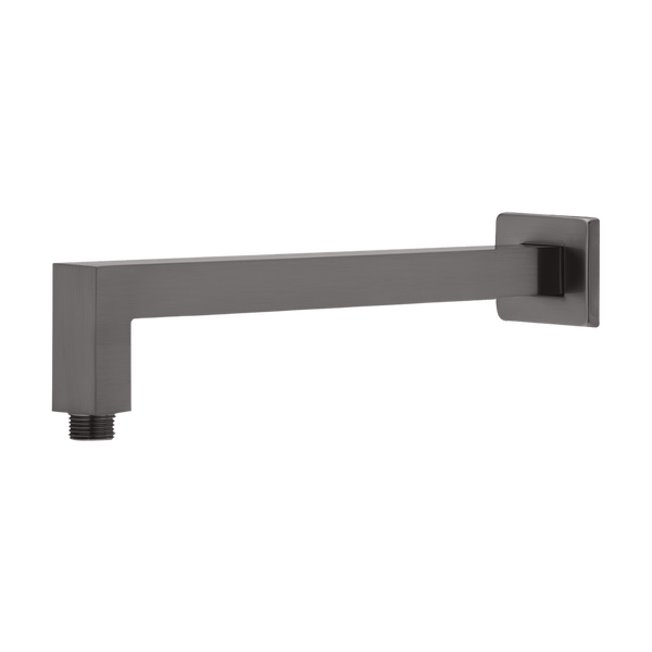 Lexi Shower Arm 400mm Square Brushed Carbon