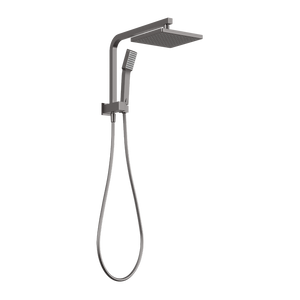 Lexi Compact Twin Shower Brushed Carbon - Brushed Carbon