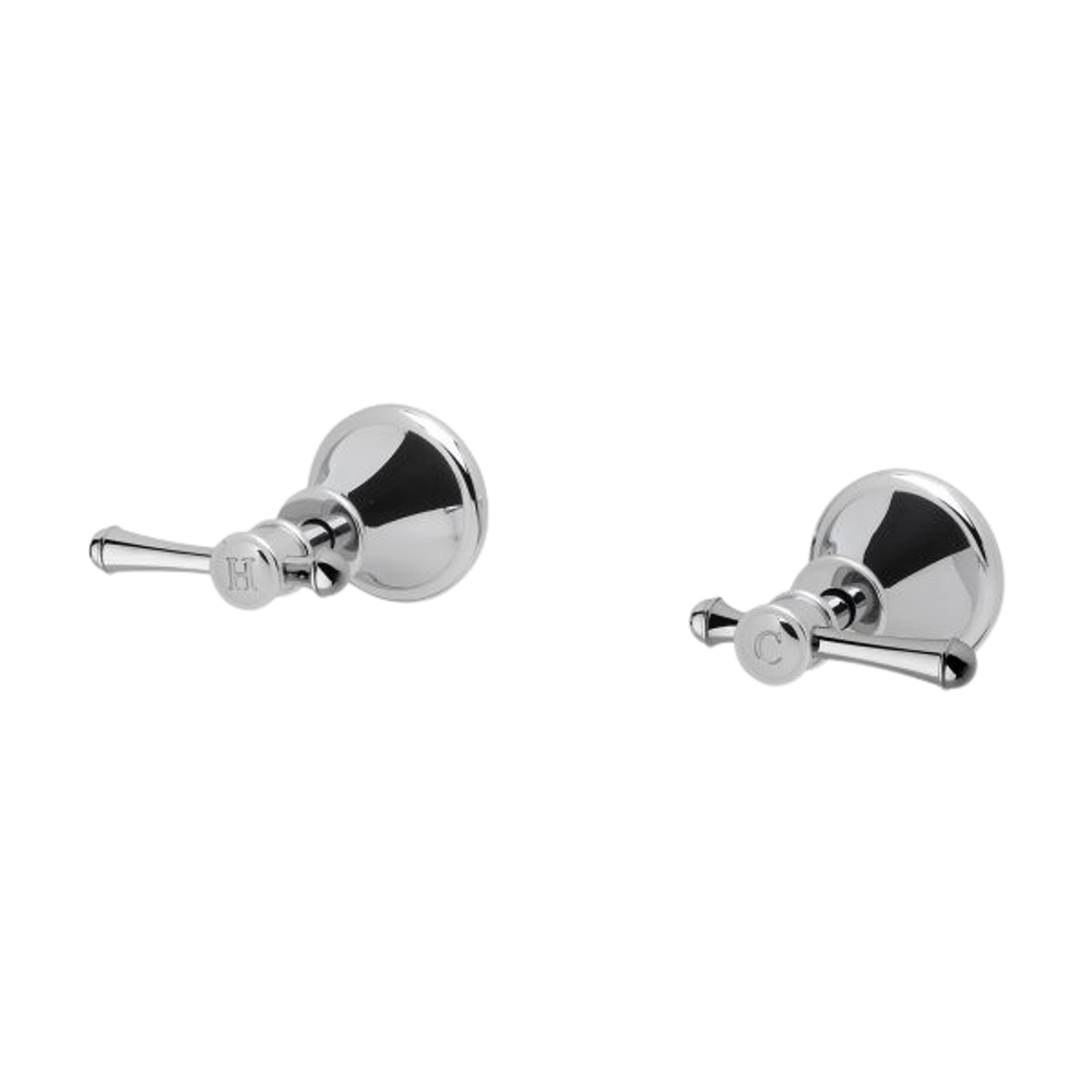 Nostalgia Lever Wall Top Assemblies Chrome