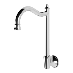 Nostalgia Wall Sink Outlet Shepherds Crook Chrome - Chrome