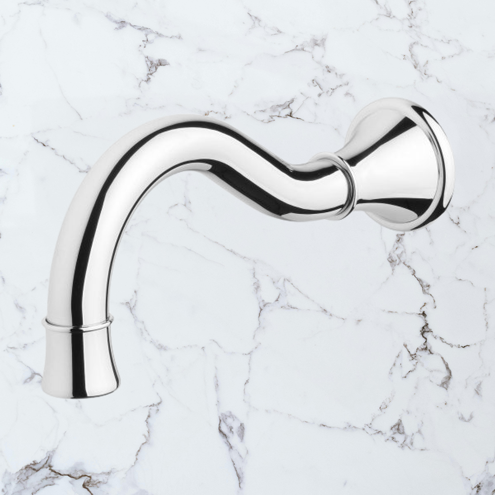 Nostalgia Basin / Bath Outlet 180mm Shepherds Crook  Chrome