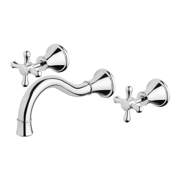 Nostalgia Basin / Bath Set 180mm Shepherds Crook Chrome