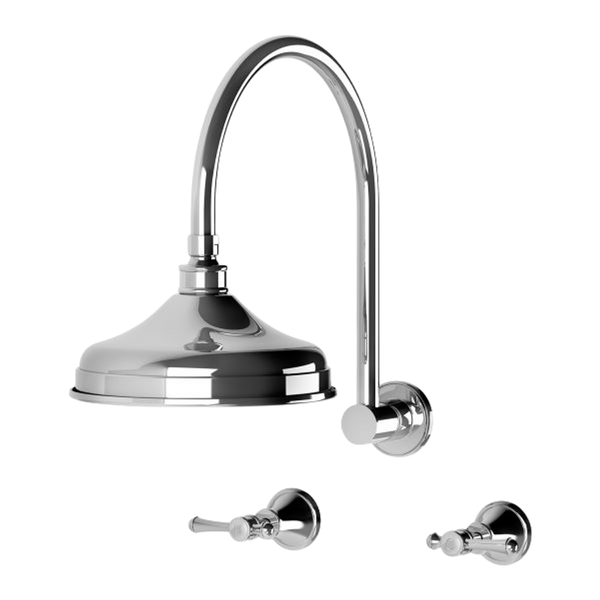 Nostalgia Lever Shower Set Chrome
