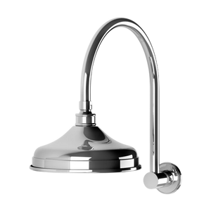 Nostalgia Vintage Shower Arm & Rose Chrome - Chrome