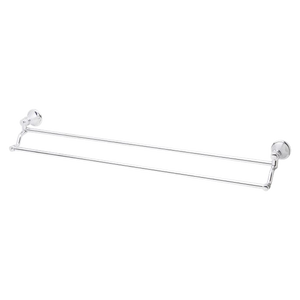 Nostalgia Double Towel Rail 760mm Chrome - Chrome