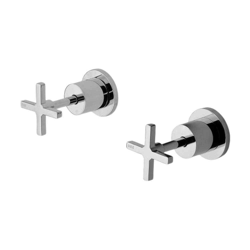 Radii Wall Top Assemblies Chrome