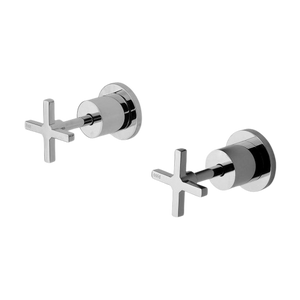 Radii Wall Top Assemblies Chrome - Chrome