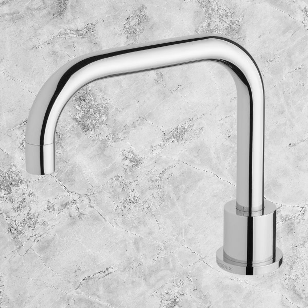 Radii Basin Outlet Swivel 160mm Squareline Chrome