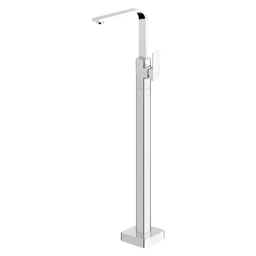 Radii Floor Mounted Bath Mixer Chrome