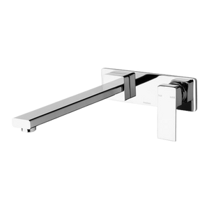 Radii Wall Bath Mixer Set 280mm Chrome - Chrome