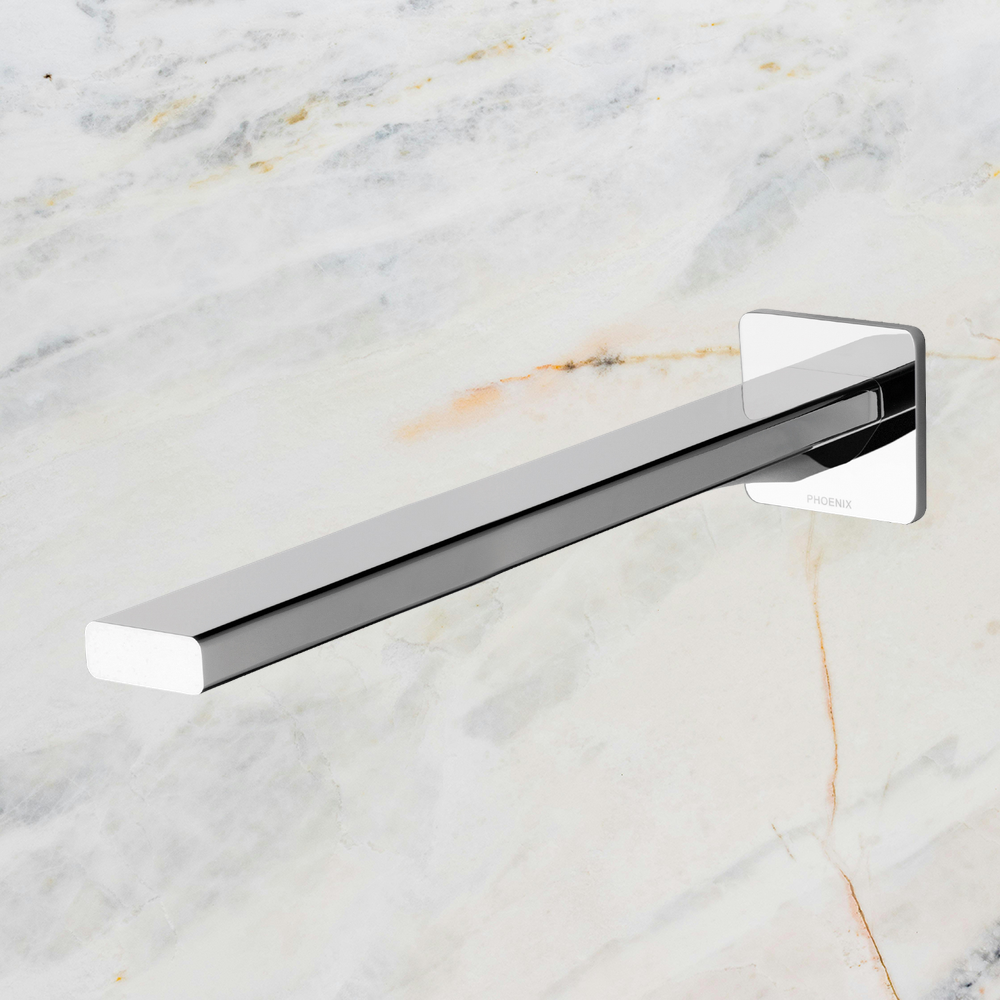 Radii Wall Bath Outlet 280mm Chrome