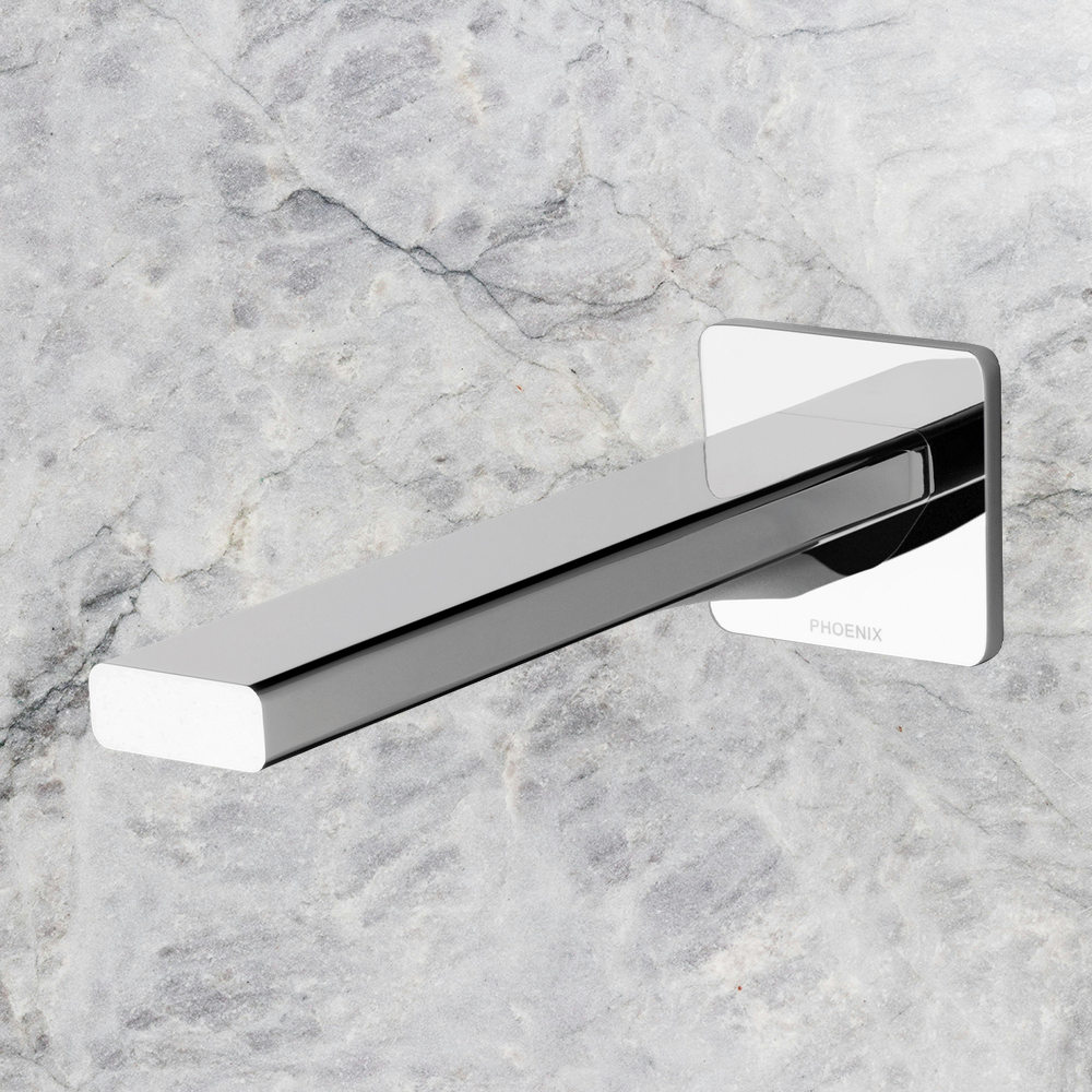 Radii Wall Basin Outlet 200mm Chrome