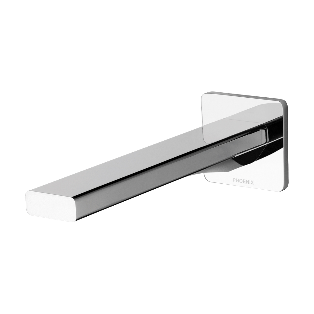 Radii Wall Bath Outlet 200mm Chrome