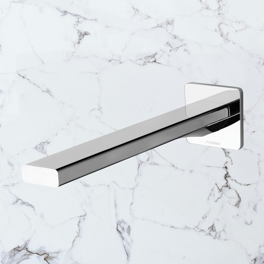 Radii Wall Bath Outlet 230mm Chrome