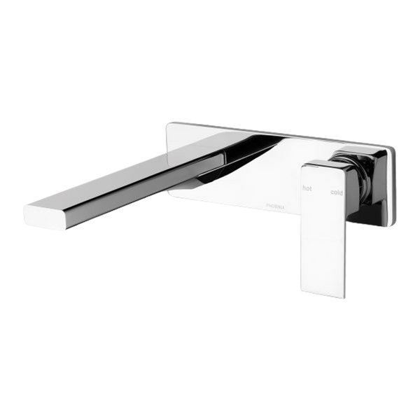 Radii Wall Bath Mixer Set 200mm Chrome
