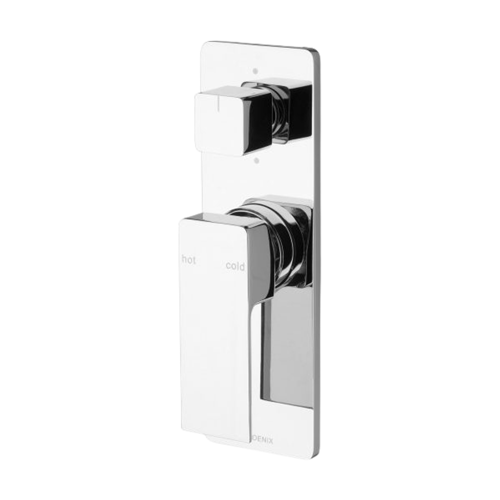 Radii Shower / Bath Diverter Mixer Chrome