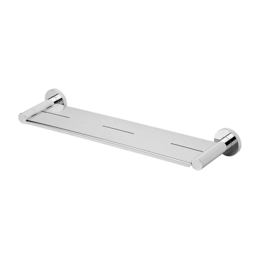 Radii Metal Shelf Round Plate Chrome