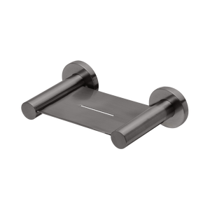 Radii Soap Dish Round Plate Brushed Carbon - Brushed Carbon