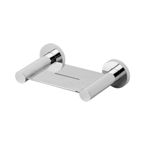 Radii Soap Dish Round Plate Chrome - Chrome