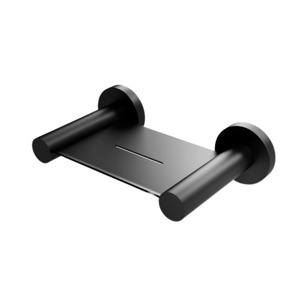 Radii Soap Dish Round Plate Matte Black
