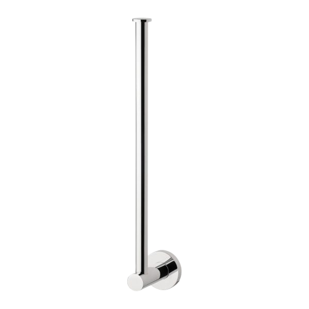Radii Spare Toilet Roll Holder Round Plate Chrome