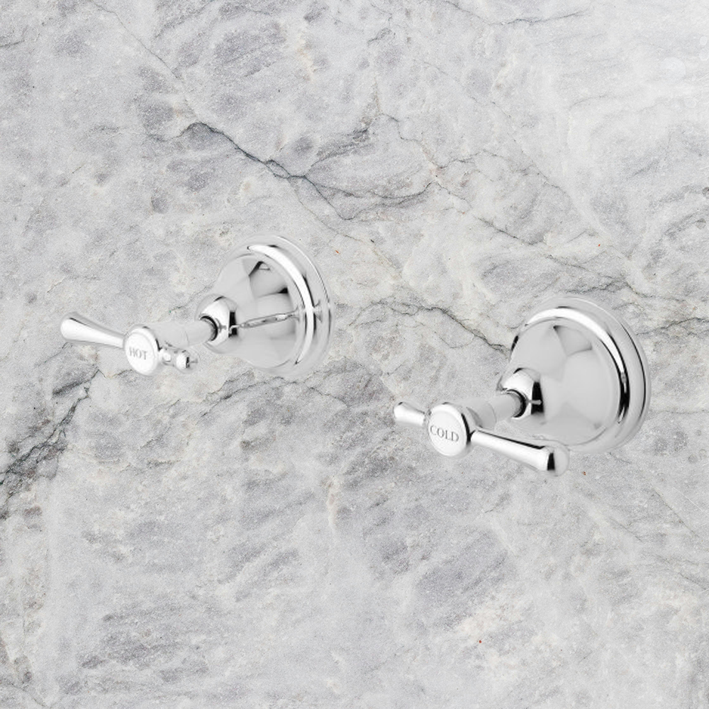 Rhapsody Lever Wall Top Assemblies Chrome