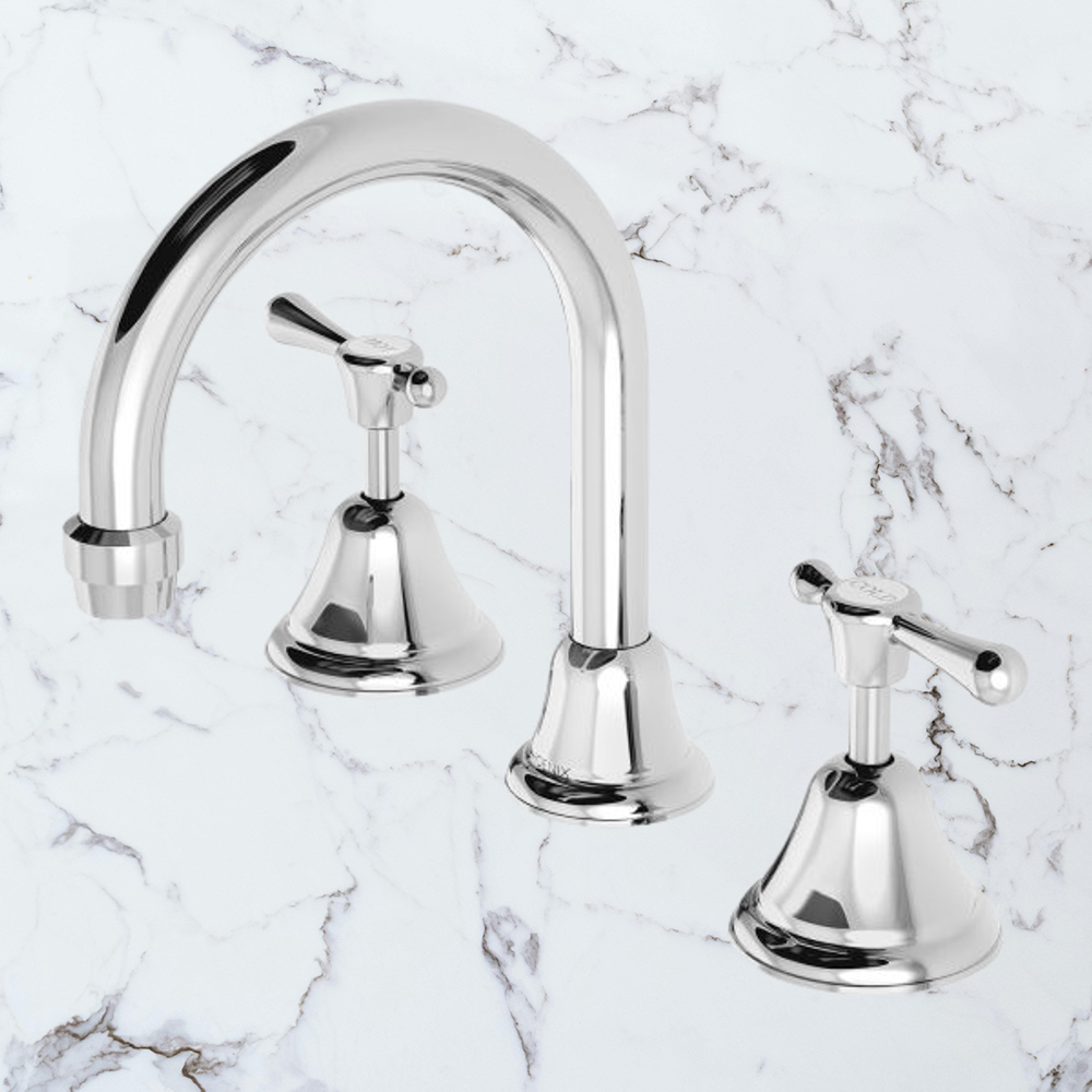 Rhapsody Lever Basin Set Lead Free Chrome
