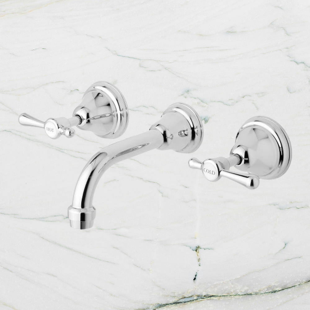 Rhapsody Lever Bath Set Chrome