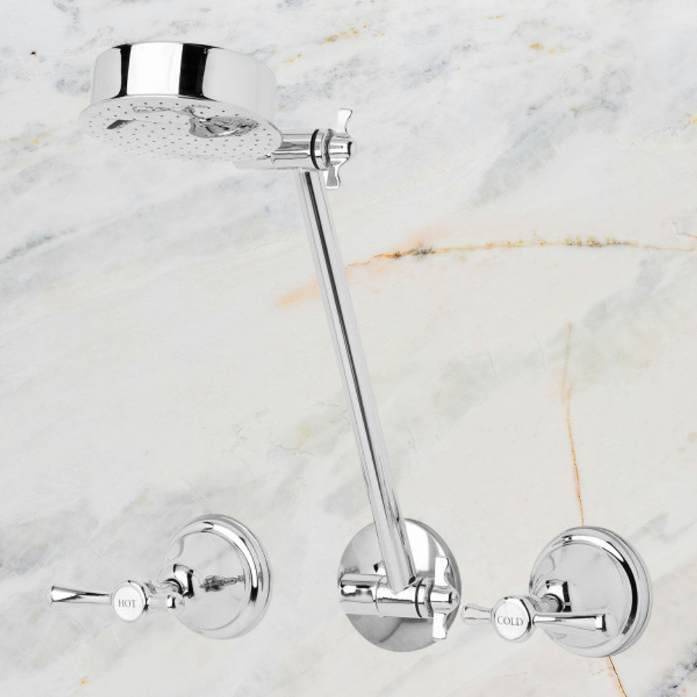 Rhapsody Lever Shower Set Chrome