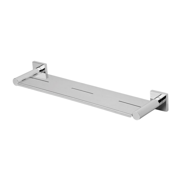Radii Metal Shelf Square Plate Chrome